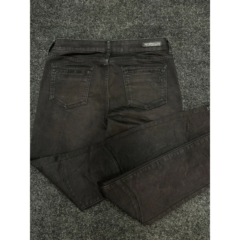 Articles of Society Black Moto Skinny Jeans Button Fly Paneled Knee Size 26